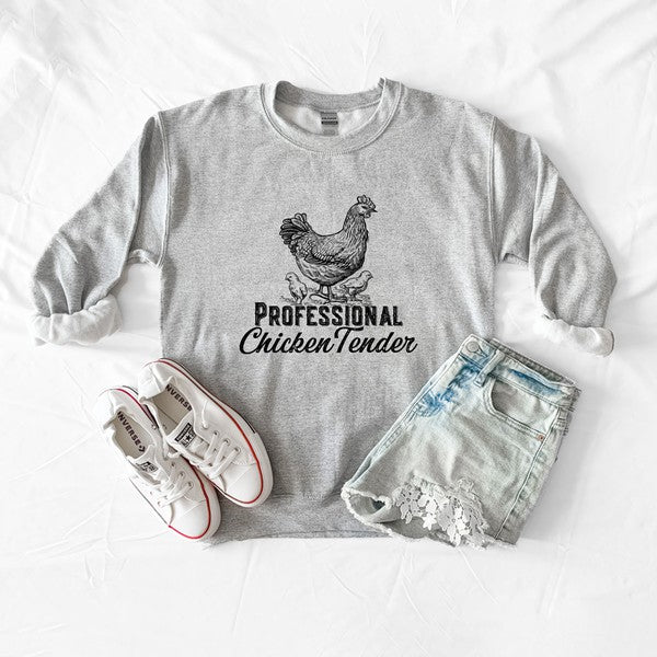 Professional Chicken Tender Graphic Sweatshirt