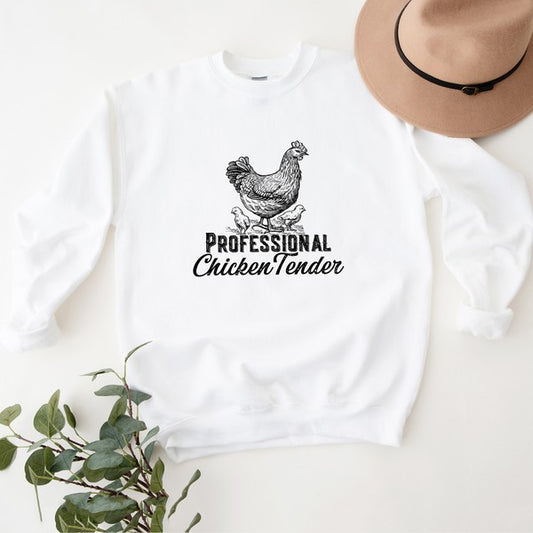 Professional Chicken Tender Graphic Sweatshirt